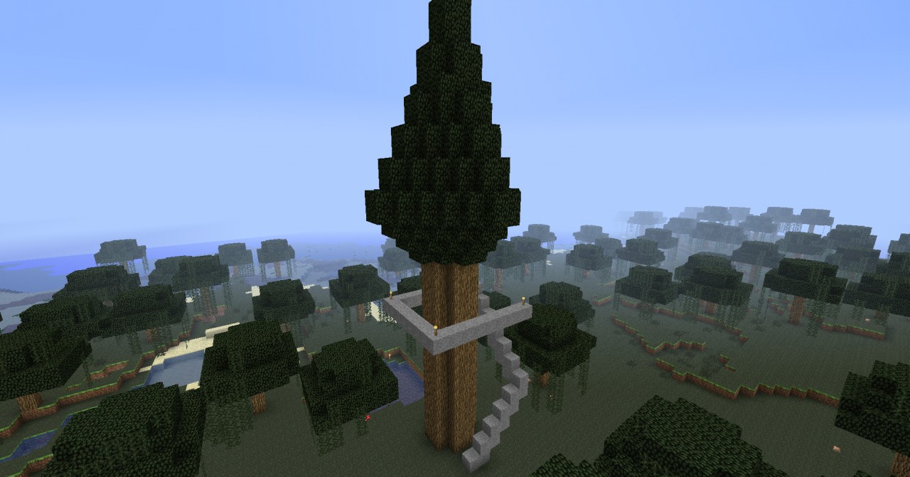 Tall Tree Minecraft Project